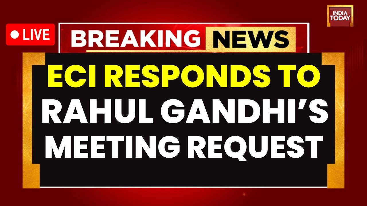 LIVE: Rahul Gandhi Vote Bachao Protest | Election Commision Responds To Rahul Gandhi | Gyanesh Kumar