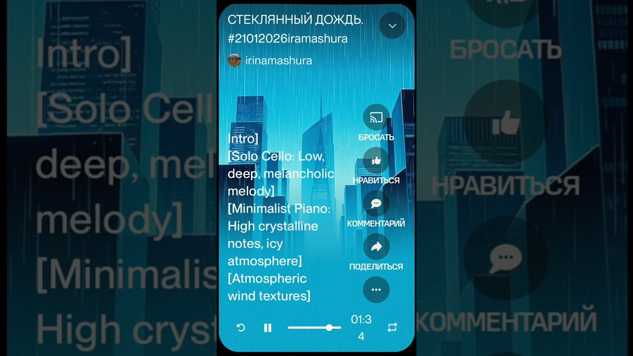 СТЕКЛЯННЫЙ ДОЖДЬ #iramashura2026 #210126 
