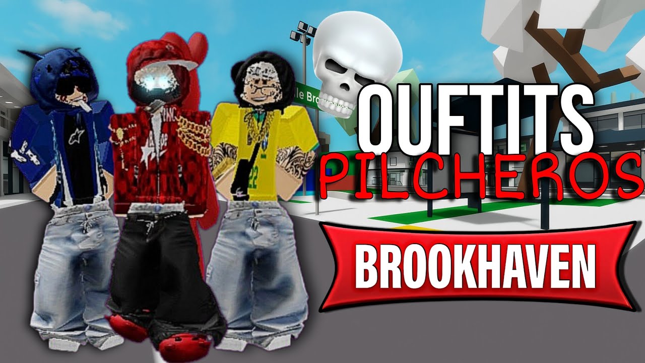 &iexcl;COMO VESTIRSE COMO PILCHERO EN BROOKHAVEN | ID ROBLOX!! 💀🤯