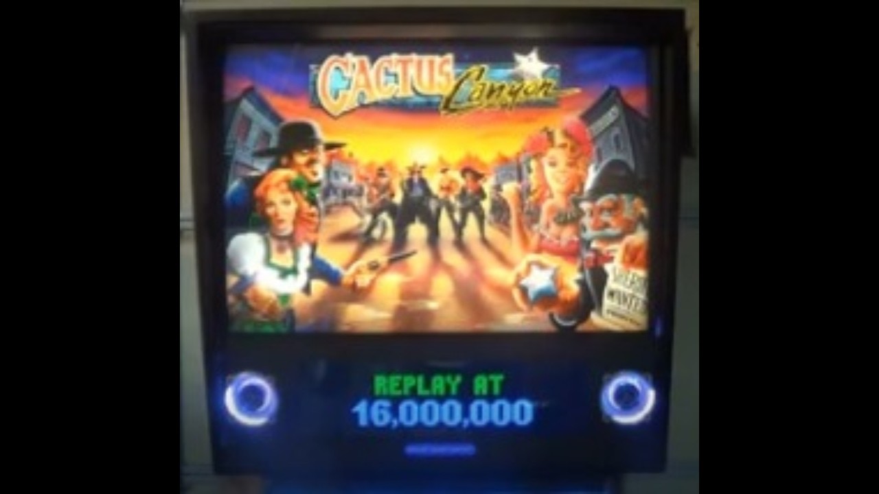 CACTUS CANYON SE PINBALL MACHINE - BY CHICAGO GAMING CO. 2021