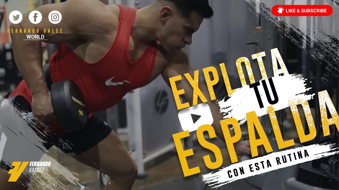 EXPLOTA TU ESPALDA CON ESTA RUTINA!