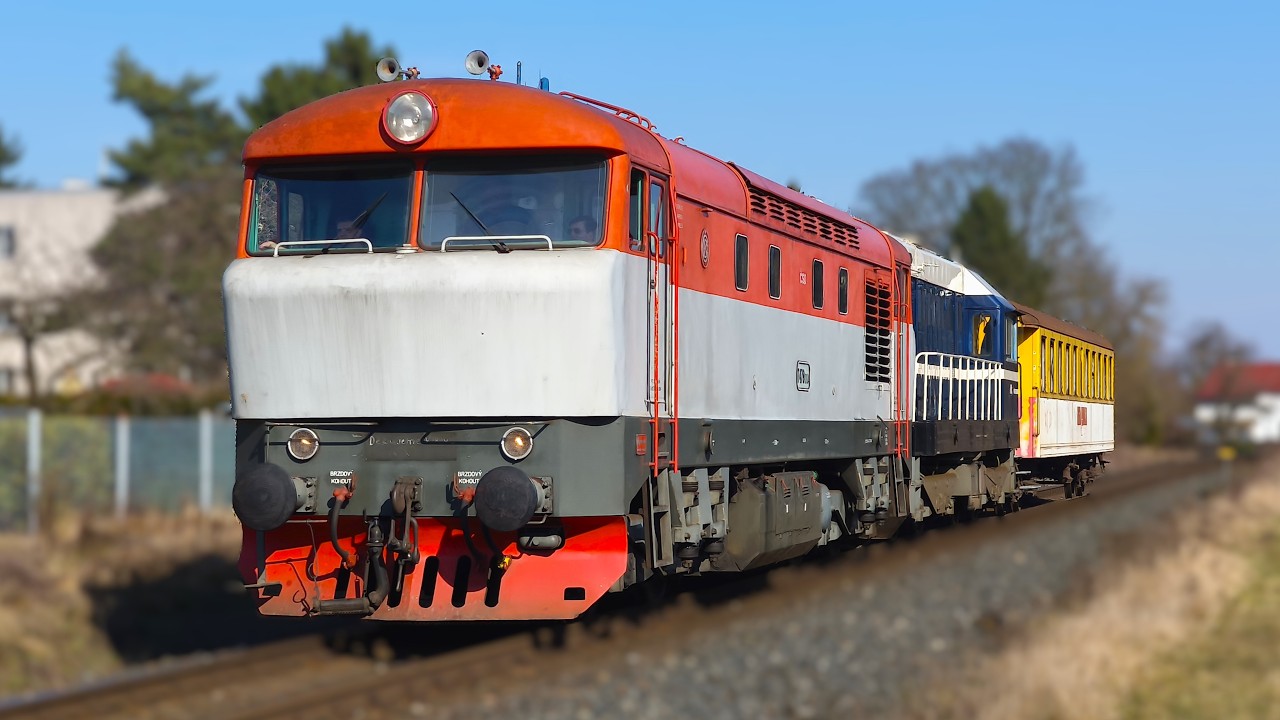 Bardotka T478.1004 s Hektorem a vrakem vozu v Jaroměři dne 28.2.2026