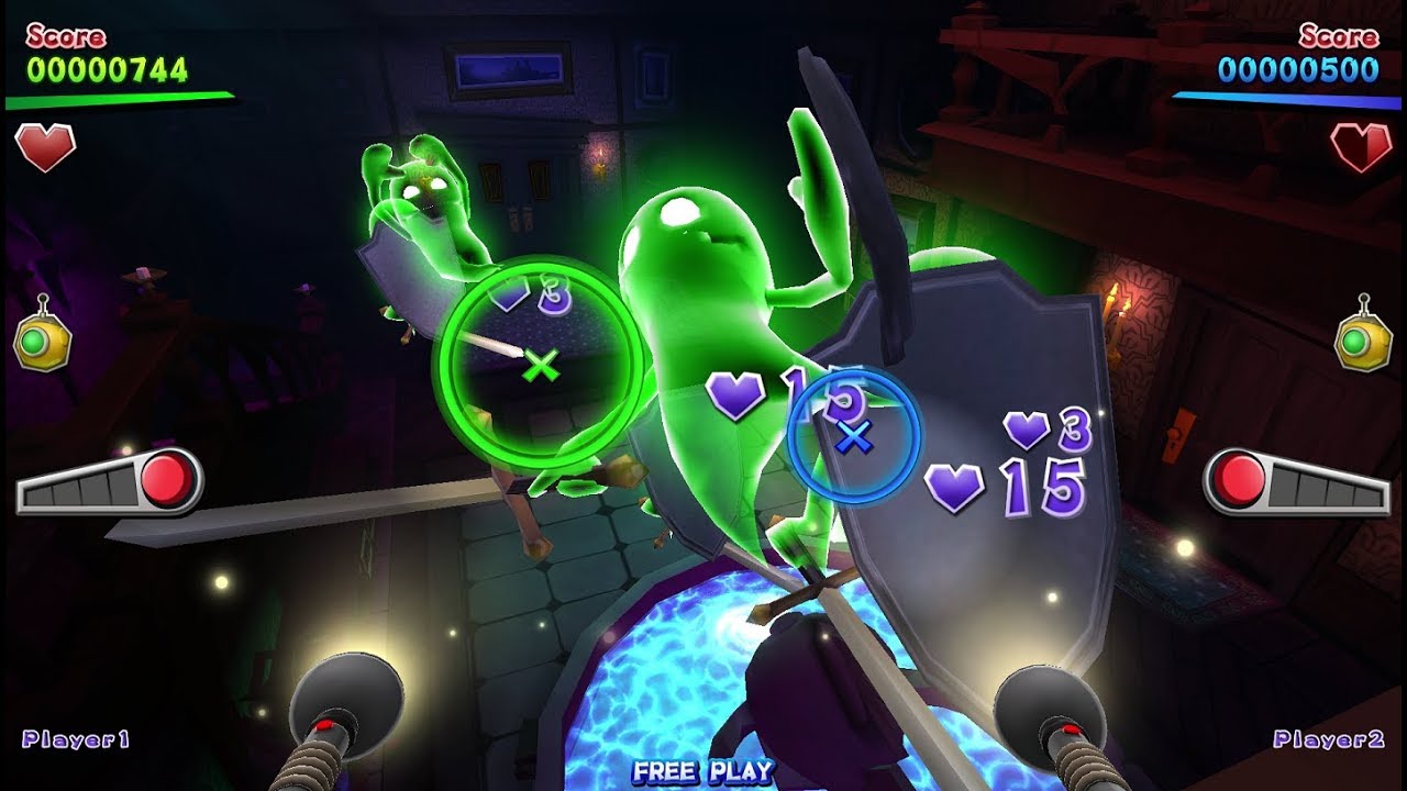 Luigi's Mansion Arcade Normal and Challenge Mode 2 player
