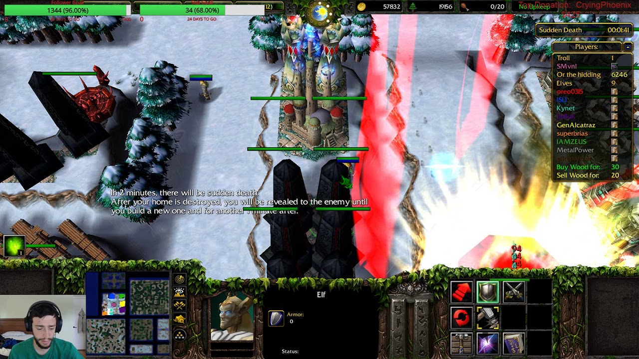 Warcraft 3: Troll vs Elves! #2