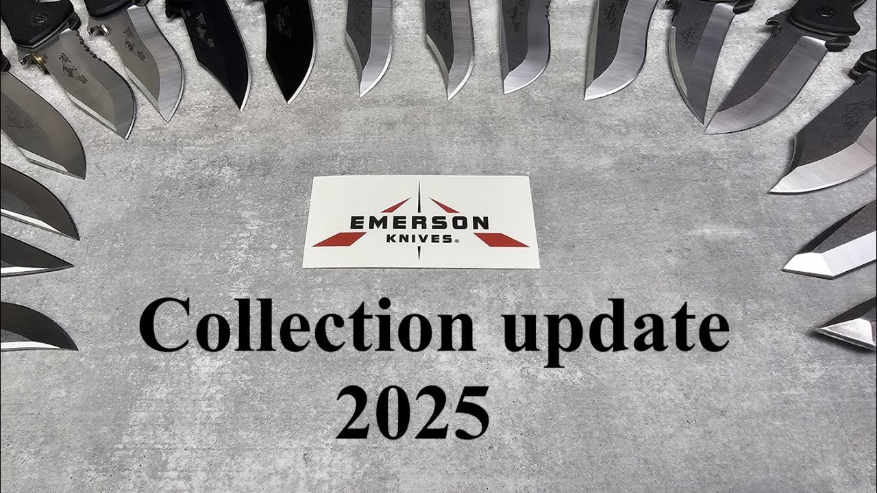 Обновление коллекции ножей Emerson на 2025 год.