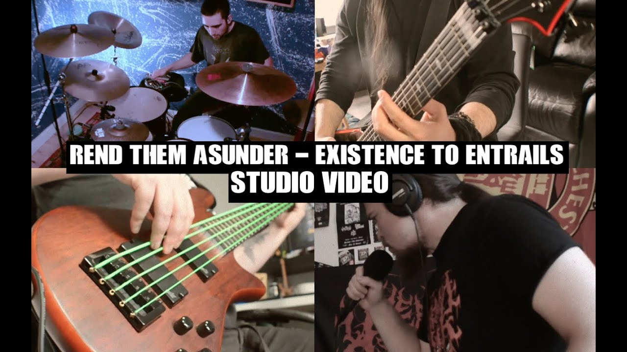 Rend Them Asunder - Existence to Entrails - Studio Video