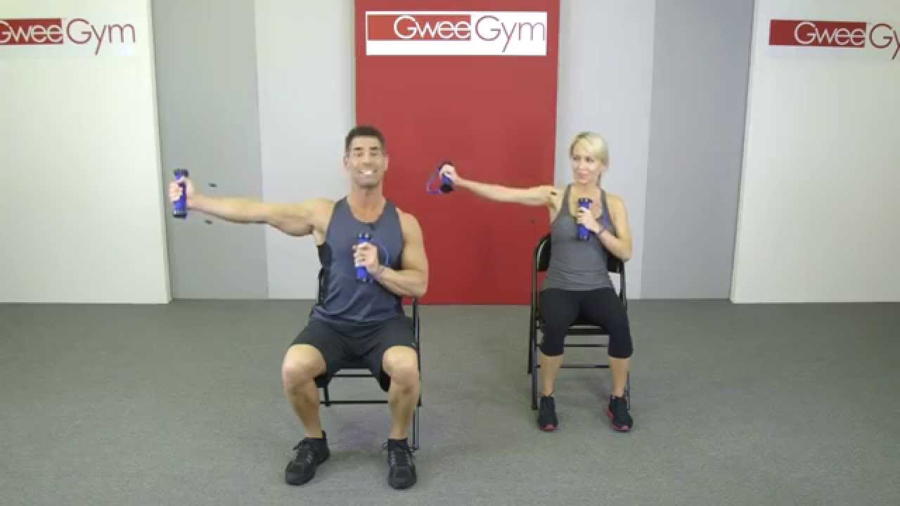 Home Care, Seated Wheelchair Work-Out with a Gwee Gym