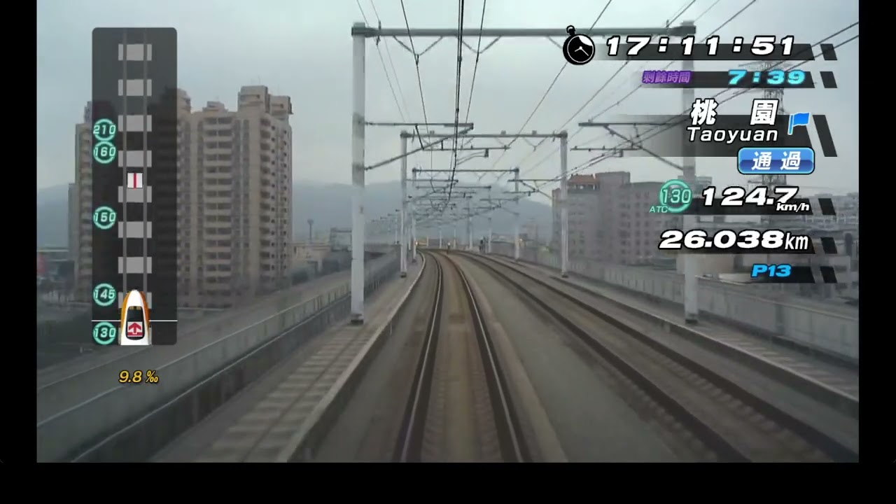 我今天要來玩Railfan高鐵模擬器影片, 台北-台中 路景路程影片    (Railfan Taiwan high speed rail  )