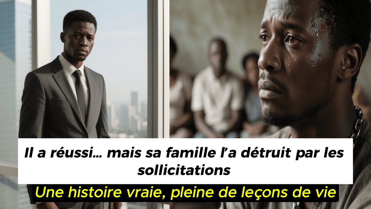 Il a réussi… mais sa famille l’a détruit par les sollicitations.