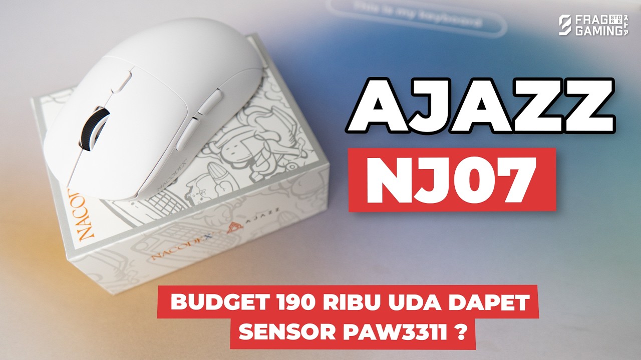 REKOMEN MOUSE SENSOR PAW3311 TERMURAH ? AJAZZ NJ07