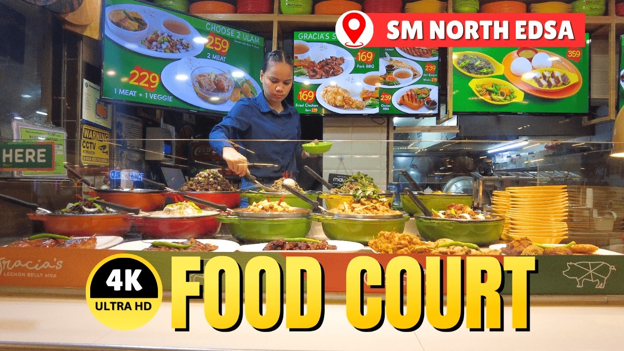 [4K] SM North EDSA Food Court Tour  March 2026 Food Update & Dining Guide!