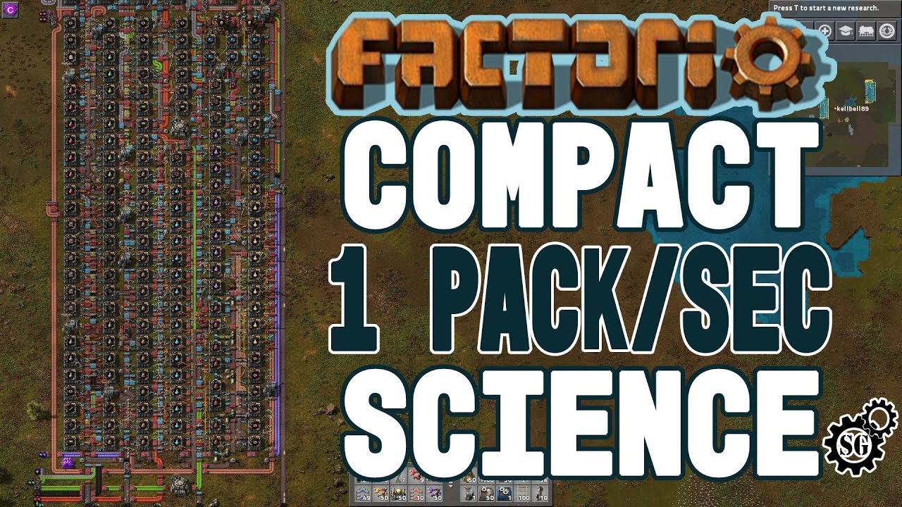 FACTORIO 0.16 | Compact 1 Pack/Second Science - Episode 13