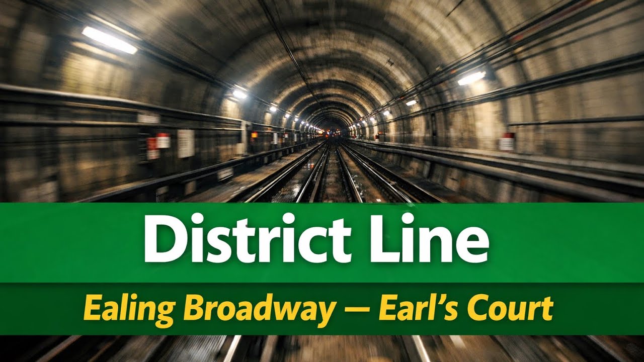 District Line Trip (Not All Stops) - Ealing Broadway to Earl’s Court 