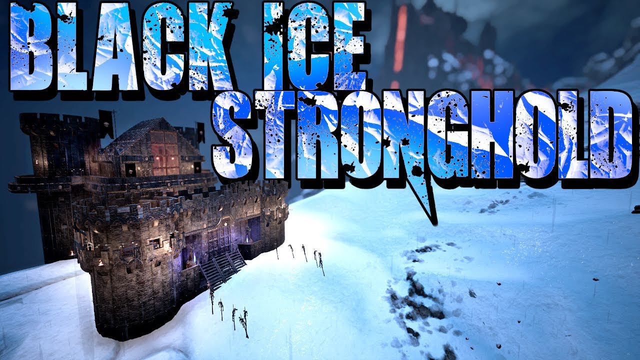 Black Ice Stronghold - Speed Build CONAN EXILES
