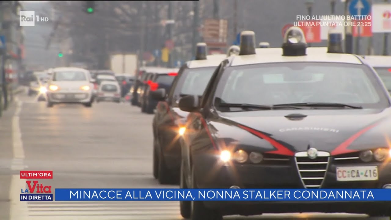 Minacce alla vicina, nonna stalker condannata - La vita in diretta 28/10/2021