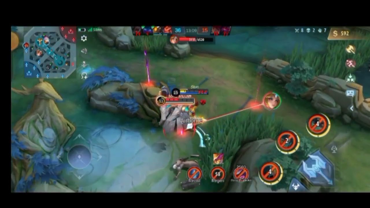ROTASI ZILONG SUPER AGRESIF, BANTAI SAMPAI KE  BASE MUSUH DAN AUTO VICTORY -MLBB #zilonggameplay