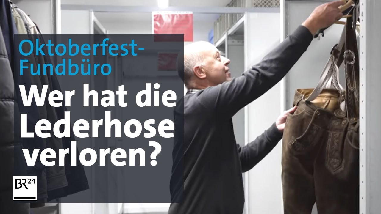 Oktoberfest-Fundbüro: Wer hat die Lederhose verloren? | Abendschau | BR24