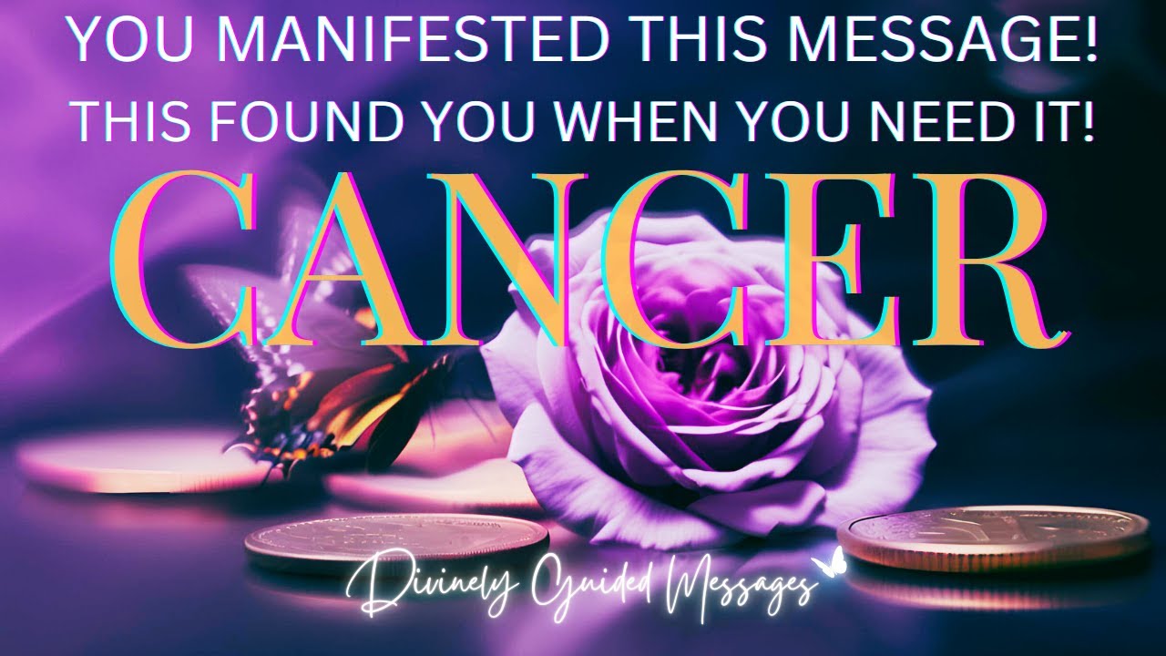 🌹🦋 Cancer YOU MANIFESTED This! DIVINELY GUIDED Messages! CANCER TAROT READING LOVE SOULMATE