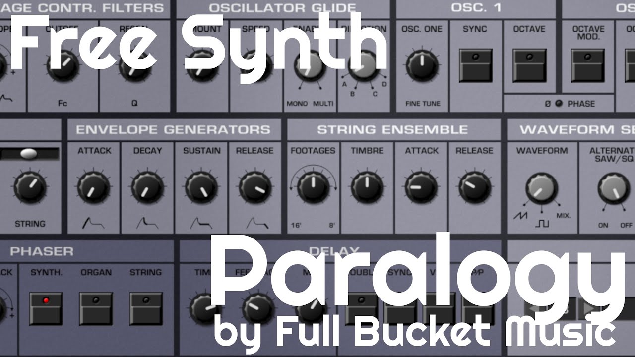 Free Synth - Paralogy by Full Bucket Music (No Talking)