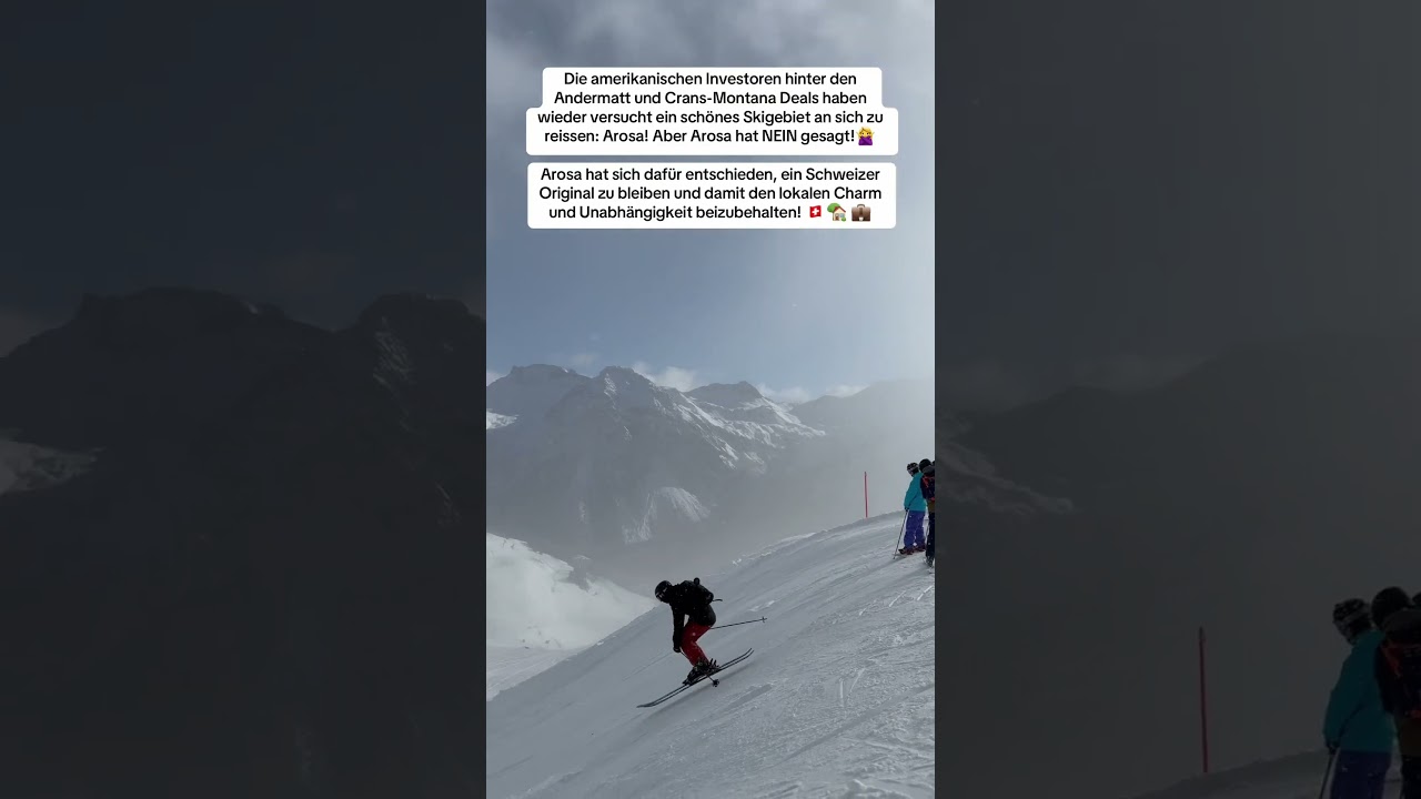 Arosa hat NEIN gesagt - NEIN zu mehr Geld, JA zu Schweizer Original #arosa #swissalps #alpsmountains