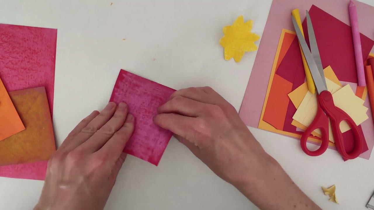 4º ESO _ EPVA _ Flor con colores cálidos y fríos
