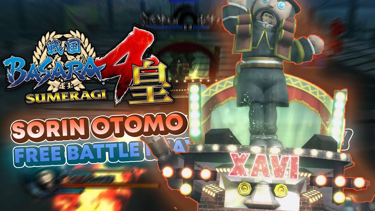 Sorin Otomo Free Battle Mode Difficulty [Heaven] - Sengoku Basara 4 Sumeragi Gameplay