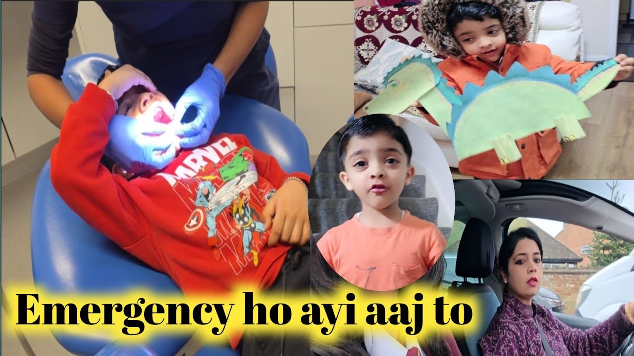 Rudra ko school mai lgi chott//emergency mai jana pda dr ke paas//jassilondon #indiavlog