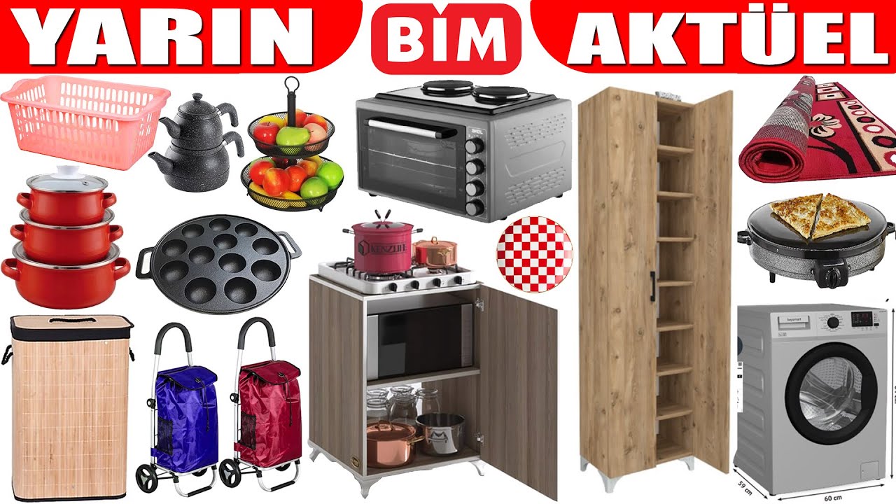 BİM GÖZLÜ OCAK | BİM GÜMÜŞ MUTFAK GEREÇLERİ | BİM BU HAFTA ÖRGÜ İPLERİ | BİM
