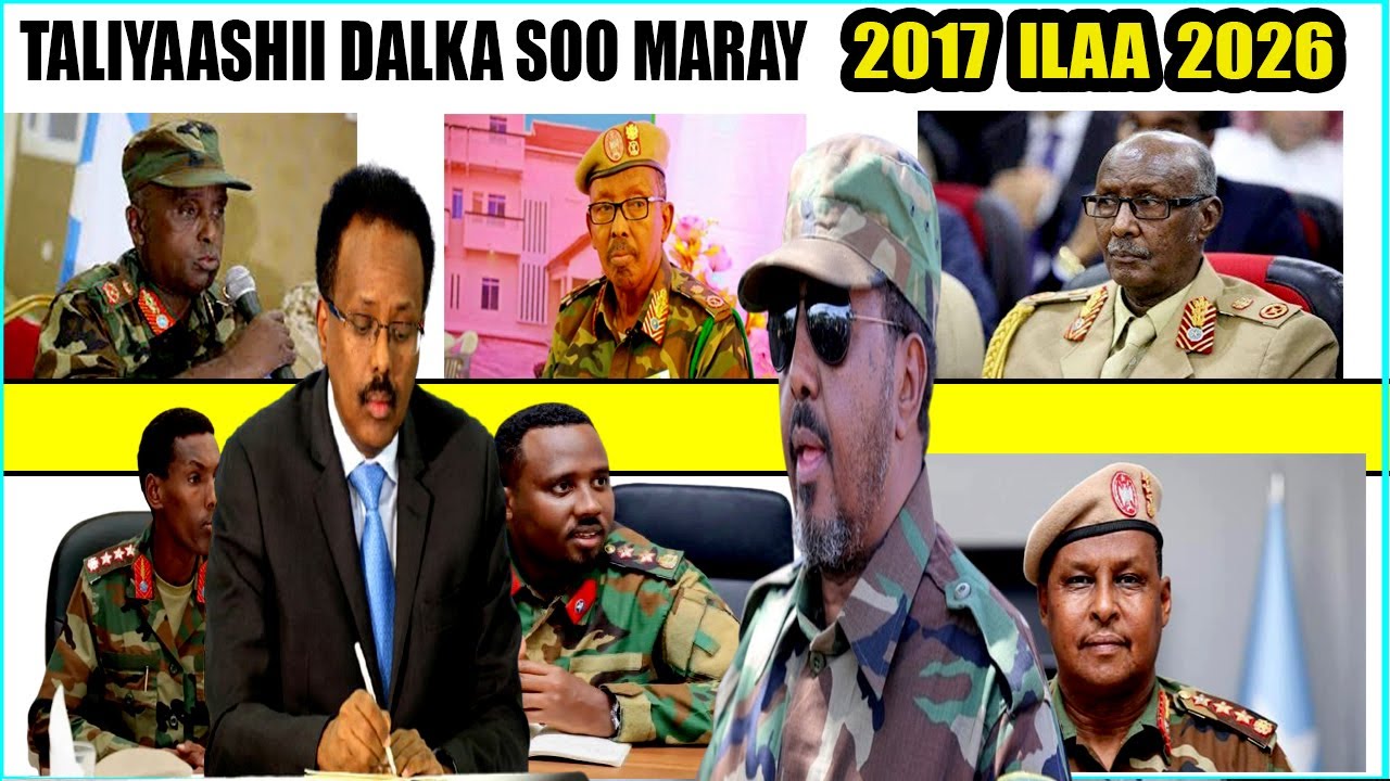 Is-barbardhiga Farmaajo & Xasan sheikh Taliyaasha Ciidamada Xooga dalka soo maray 2017-2026, Halista