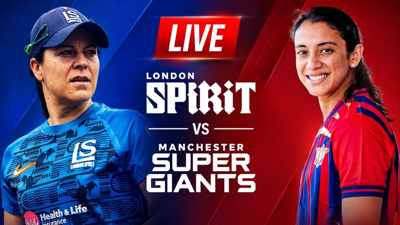 LIVE || Women's Hundred 2026: Smriti, Richa in action, Manchester Super Giants take on London Spirit