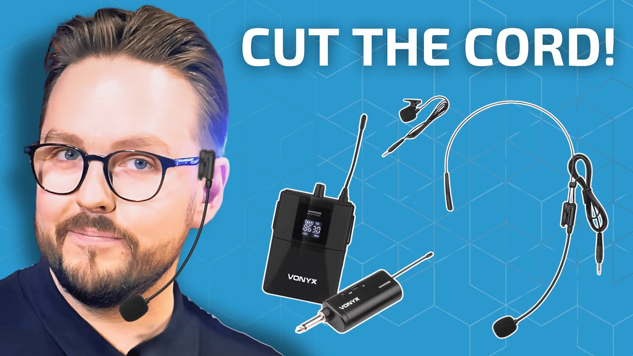Perfect Wireless Microphone for Fitness Instructors & Musicians 🧘 Vonyx WM55B System - Demo