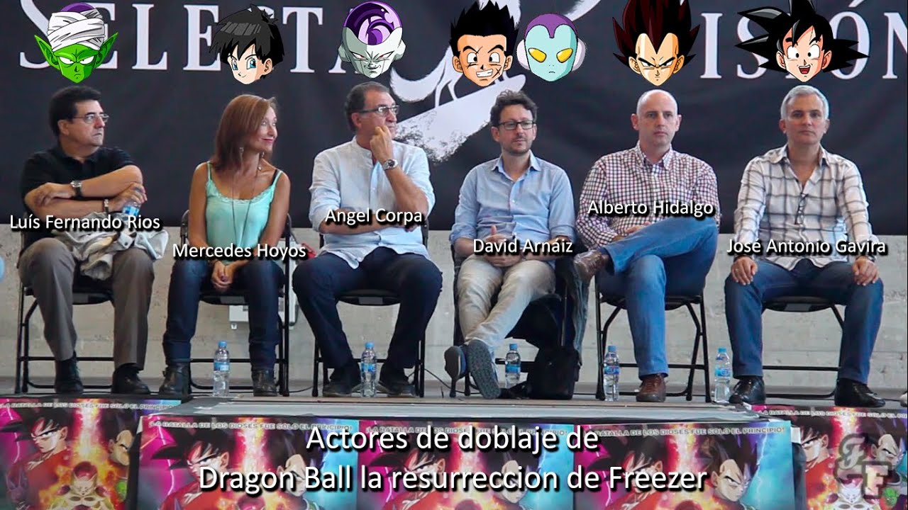 Encuentro con los dobladores al castellano de Dragon Ball Z