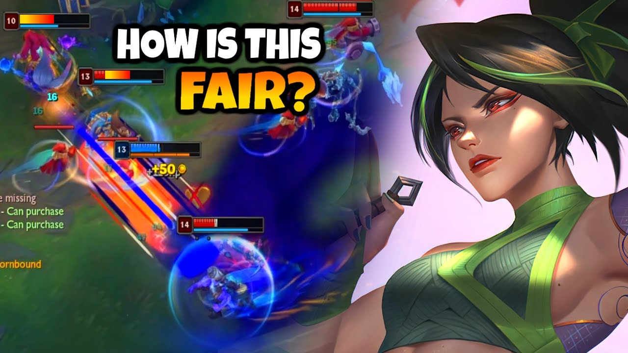 Why can Akali Mid dash in 1v4 and kill without dying. How is that fair?