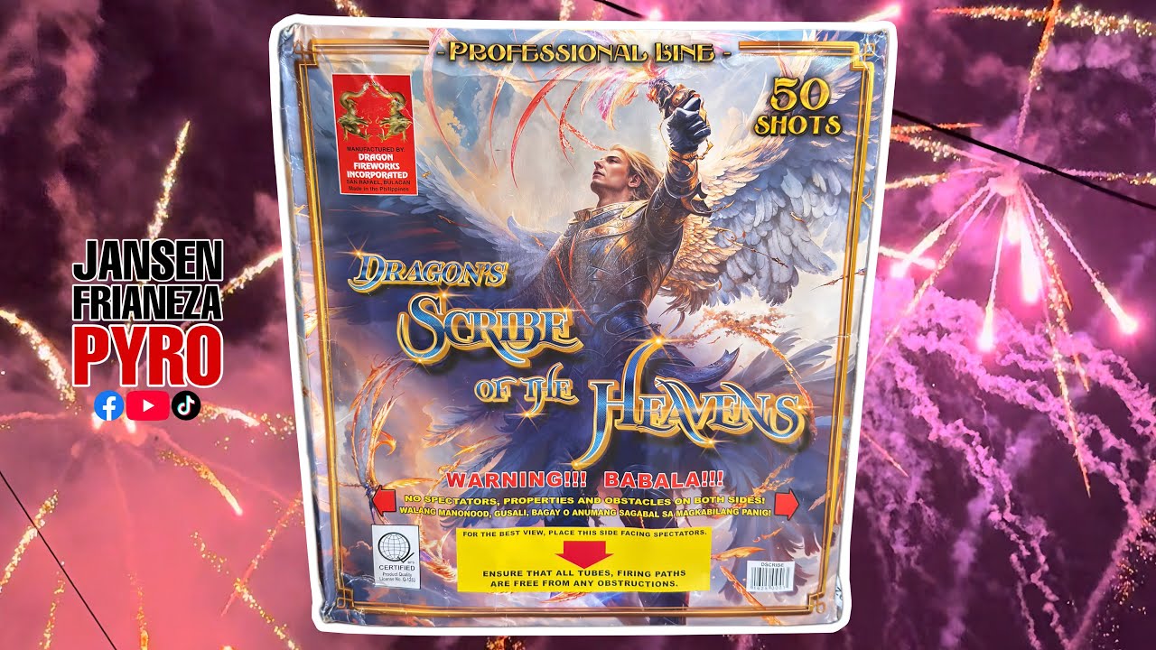 Dragon&rsquo;s Scribe of the Heavens 50 shots by Dragon Fireworks | New Year 2026 Philippines