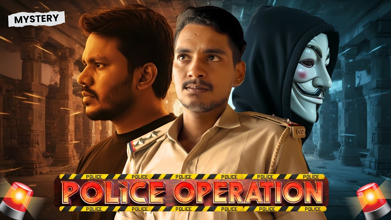 Police || Black Mask || Police Action video ||  The Pagalpanti