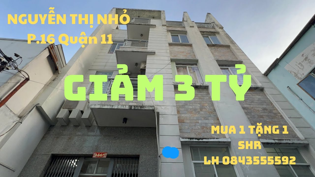 [10Ty2 TL] GIẢM MẠNH 3 TỶ BÁN NHÀ DTS 250M2 NGAY NGUYỄN CHÍ THANH Q11