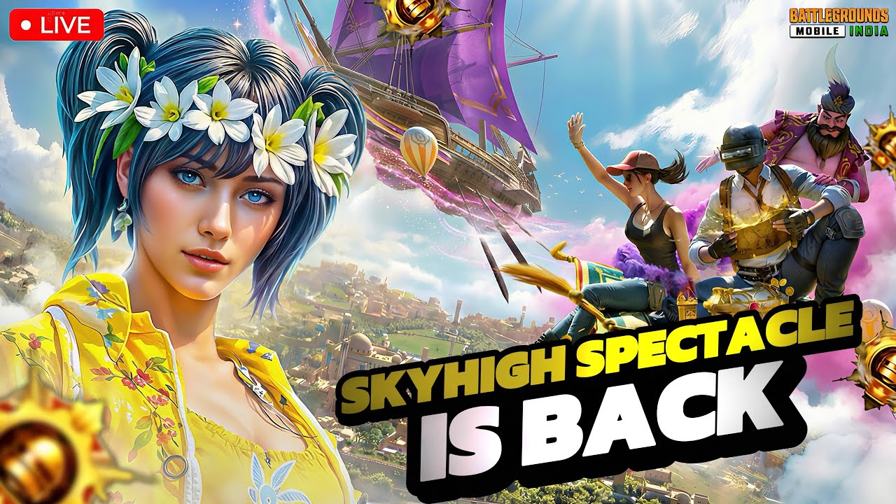 Ruling Skyhigh Spectacle with pure domination ⚡ | BGMI | Seraph is live