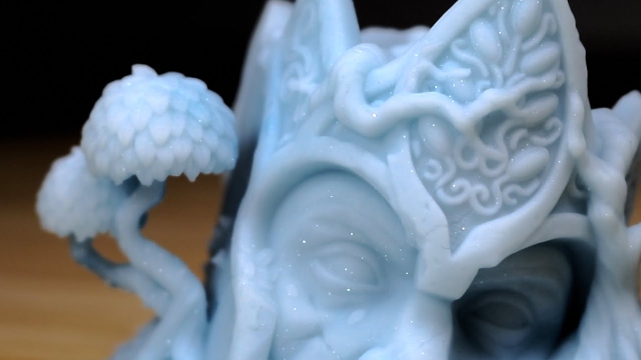 Mica Powder Glitter and Resin Mixing for MSLA 3D Printers / Longer Resin