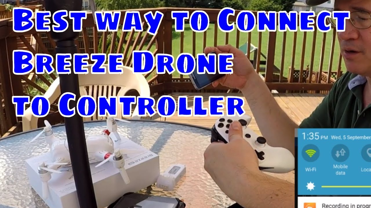 Best Way to connect Yuneec Breeze Controller to Phone