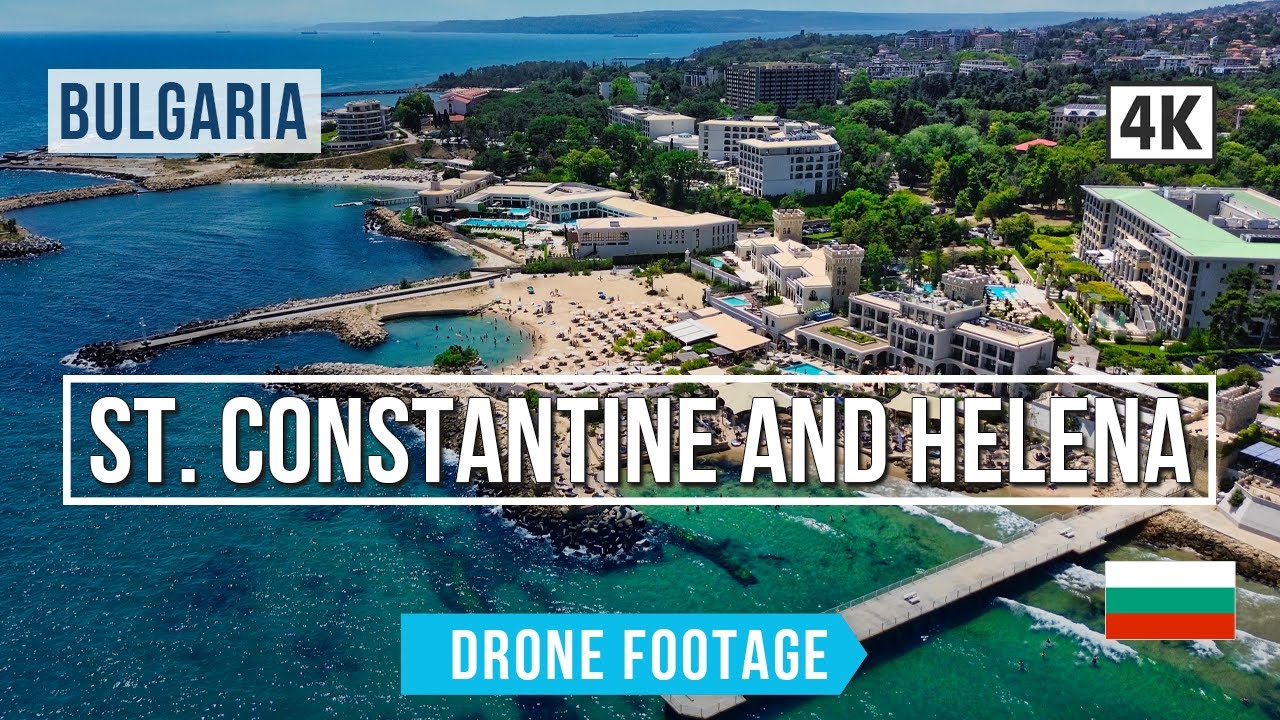 St Constantine and Helena Bulgaria Drone 🇧🇬 4K 🎥 Scenic Relaxation Film 2024