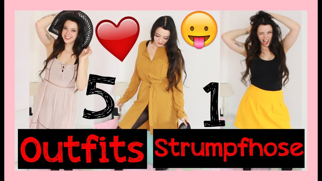 FÜNF OUTFITS - EINE STRUMPFHOSE  |  GrasReh