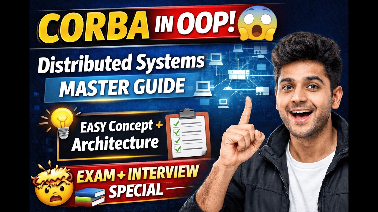 👉 CORBA in OOP 😱 Explained in Hindi | Distributed Systems Made Easy | Full Concept