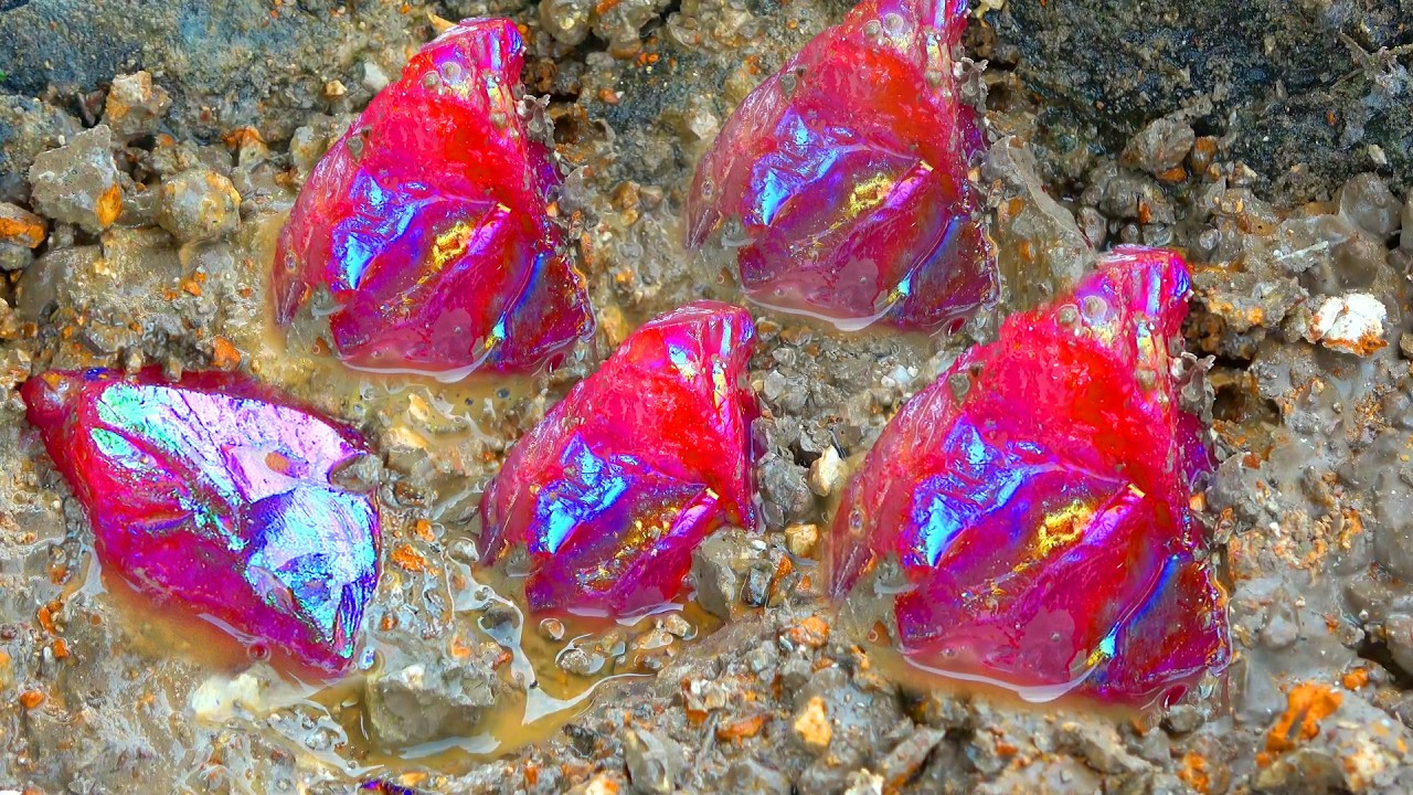 💎 Gem: The boy discovered several precious crystal stones on a piece of land in the mine