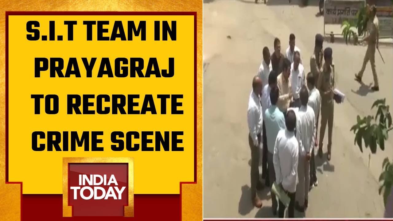 S.I.T Team In Prayagraj To Recreate Crime Scene | 5 Member Forensic Team Also At Crime Spot