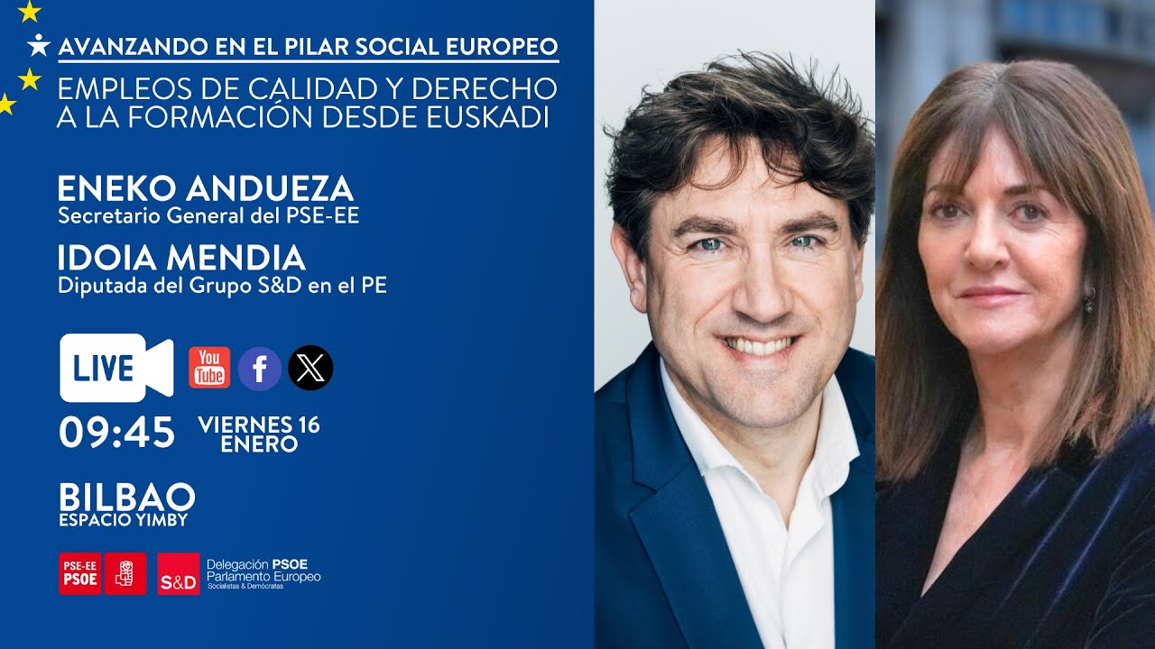 AVANZANDO EN EL PILAR SOCIAL EUROPEO: empleos de calidad y derecho a la formación desde Euskadi
