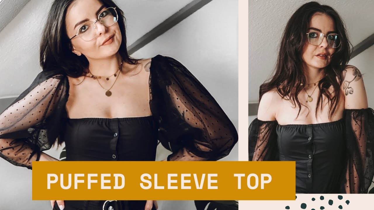 DIY Puffed Sleeve Top Thrift Flip | Owlipop DIY