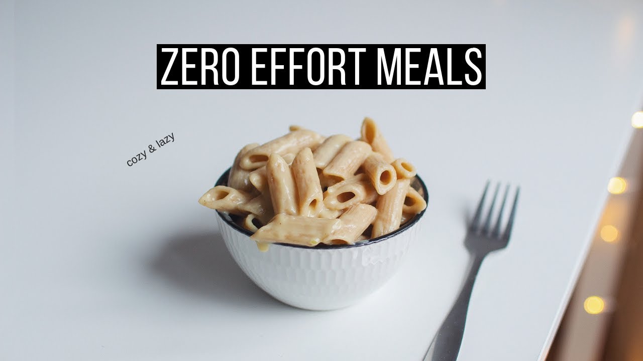 Cozy & Lazy Vegan Meal Ideas!