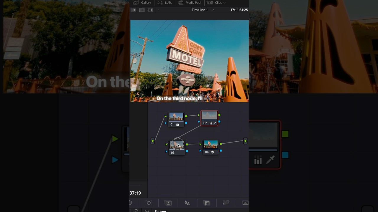 Учебное пособие по цветокоррекции 🎨 #davinciresolve #dehancer #djiosmopocket3 #colorgrading #cine...