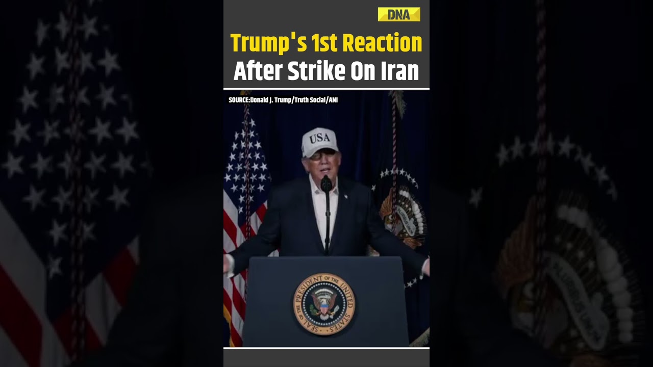 Israel Iran War: Trump's 1st Reaction After Israel, US carry Out Joint Attack On Tehran | Trump News