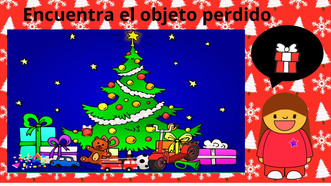 ENCUENTRA EL OBJETO PERDIDO PARA NIÑOS/ JUEGOS PARA VACACIONES/ PASATIEMPOS / JUEGOS PARA NAVIDAD
